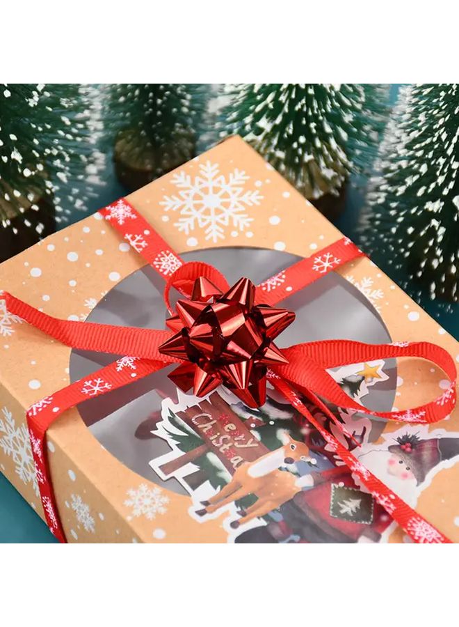 Vintage Christmas Star Bow Plastic Ribbon Bows Holiday Decor Model B02 - Image 4
