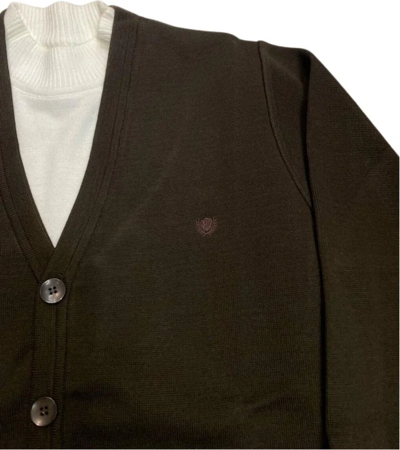 بلوز مودا Premium Quality Grimen Steel Knitted Wool Cardigan