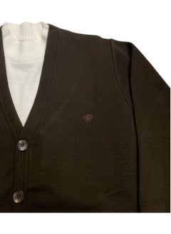 Blues Moda Premium Quality Grimen Steel Knitted Wool Cardigan  - Image 4