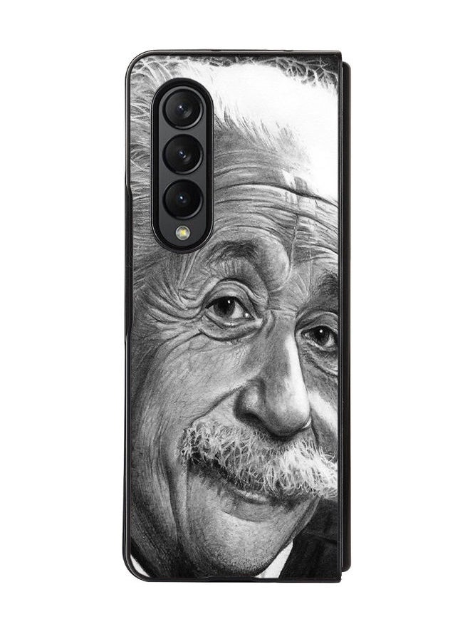 Okteq - Hard Back Cover Case Albert Einstein for Samsung Galaxy Z Fold 3 5G - Image 1