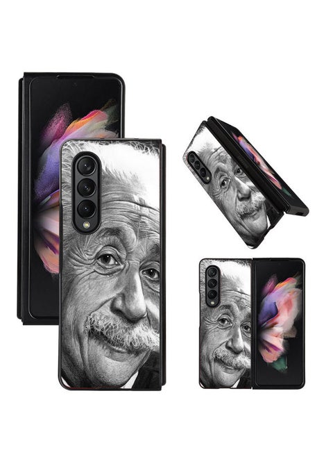 Hard Back Cover Case Albert Einstein for Samsung Galaxy Z Fold 3 5G