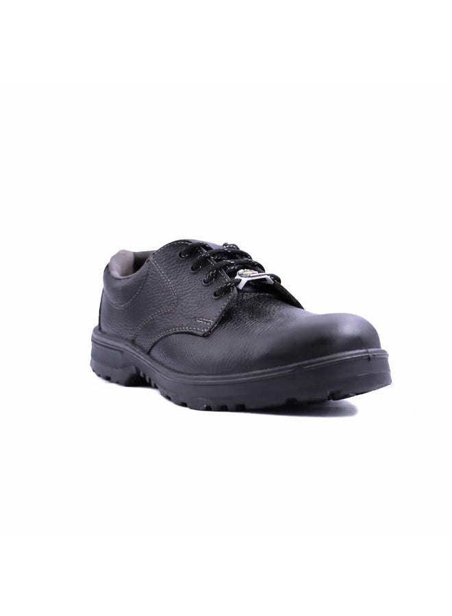 RNS Low Ankle Genuine Leather Safety Shoes, Oil and Acid Resistant, Slip Resistant Durable Industrial Work Footwear, Protective Design for Construction, Warehouse and Outdoor Use for Men - Image 2