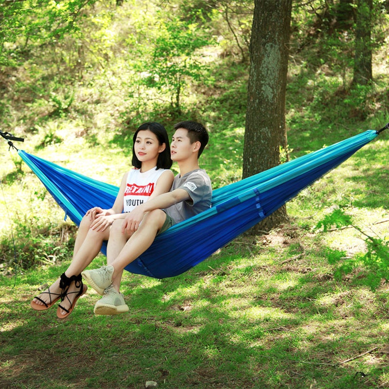 Mosquito Repellent Net Hammock with Waterproof Sunshade Canopy Outdoor Camping Travel Hiking Beach Supplies - Image 3