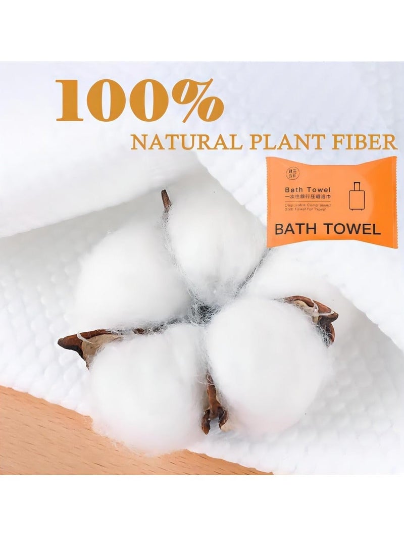 MUMO 5 Sets of Compressed Towels, Disposable Travel Towels, Disposable Compressed Cotton Towels, And Large Portable Towels Are Soft, Durable, And Reusable, Suitable for Camping, Sports, And Hiking - Image 4