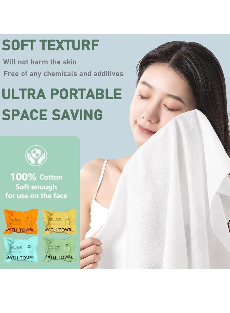 MUMO 5 Sets of Compressed Towels, Disposable Travel Towels, Disposable Compressed Cotton Towels, And Large Portable Towels Are Soft, Durable, And Reusable, Suitable for Camping, Sports, And Hiking - Image 3