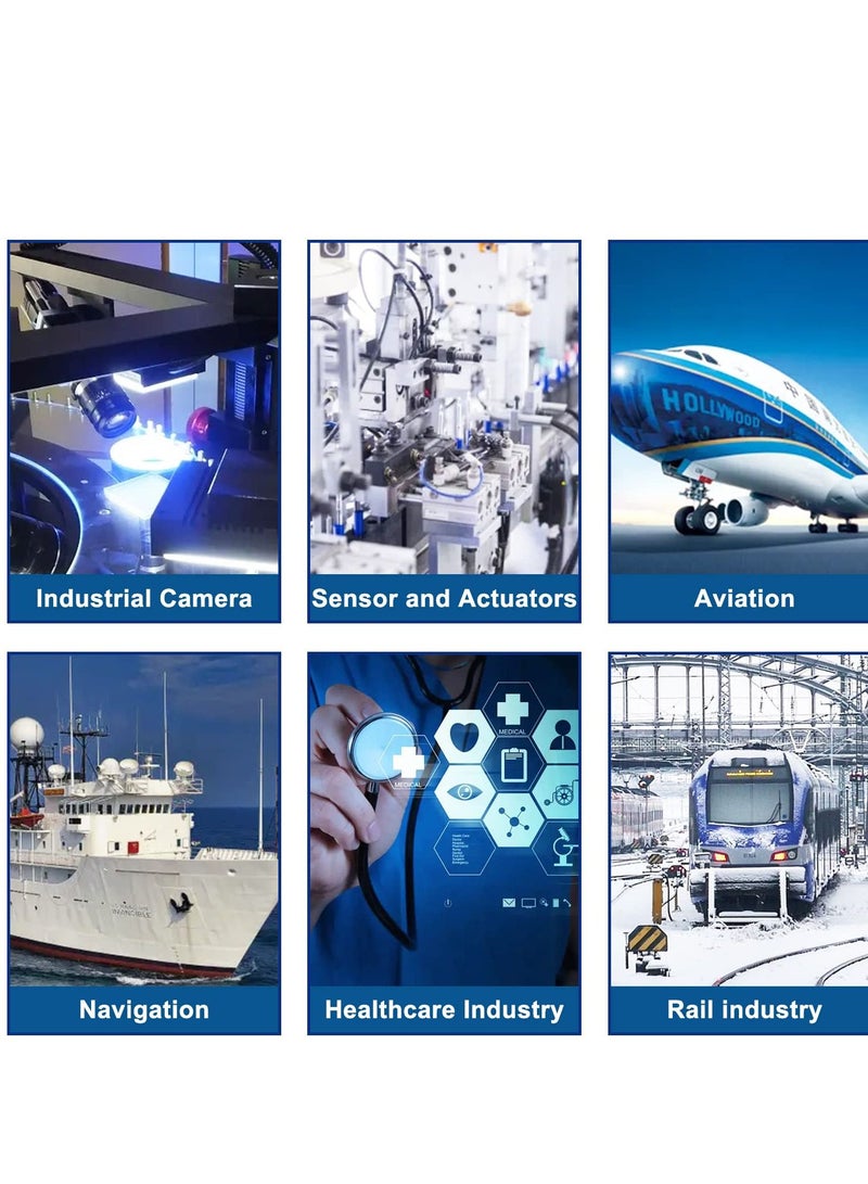 Excefore M8 4 Pin Male & Female Socket Panel Aviation Wire Connector,8mm Industrial Circular Sensor Connector,Outdoor Waterproof IP67 A Coding(4 Sets) - Image 4