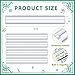 Relaxweex 4 Pcs Mahjong Line Magnifying Finder Mahjong Line Reader for Beginners Acrylic Thickened Rules Reader for Strategy Parties Competitions Gift for Players - Image 4