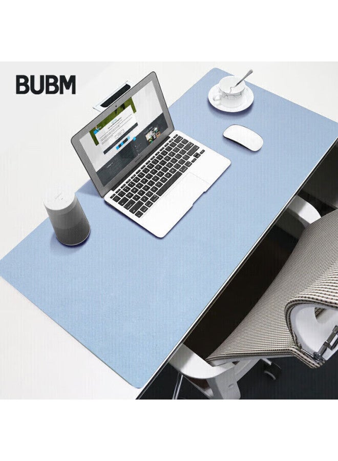 Bubm Mouse Pad, Extra Large Office Desk Pad, Laptop Mat, Keyboard Pad, Writing Desk Mat, Gaming Home Mat, Waterproof, Customizable, 140*70cm, Sky Blue - Image 1