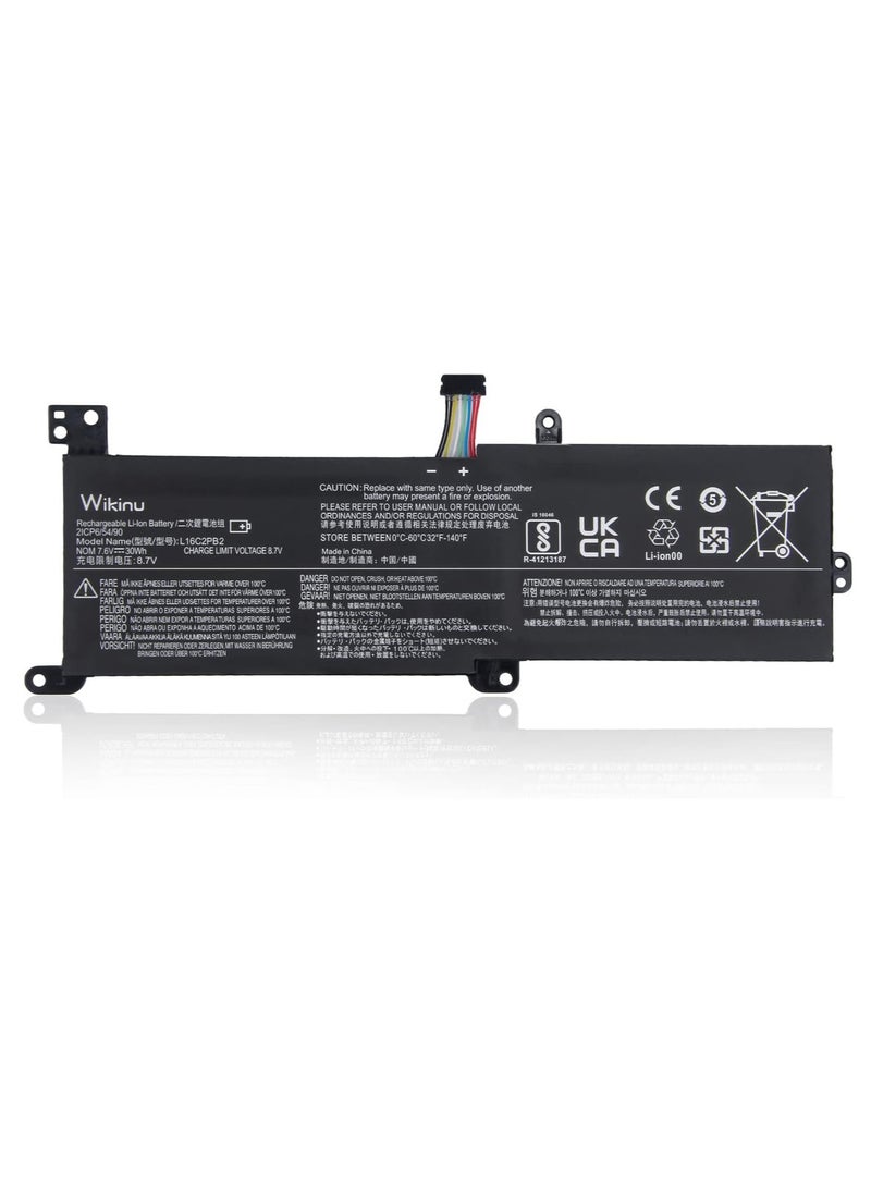 Battery L16C2PB2 for Lenovo IdeaPad 320-14AST 320-14IAP 320-14ISK 320-15ABR 320-15AST 320-15IKB 330-14IGM 330-15IKB 520-15IKB V320-15IKB 17IKB B320-14IKB L16C2PB1 L16L2PB1 L16S2PB1 7.6V - Image 4