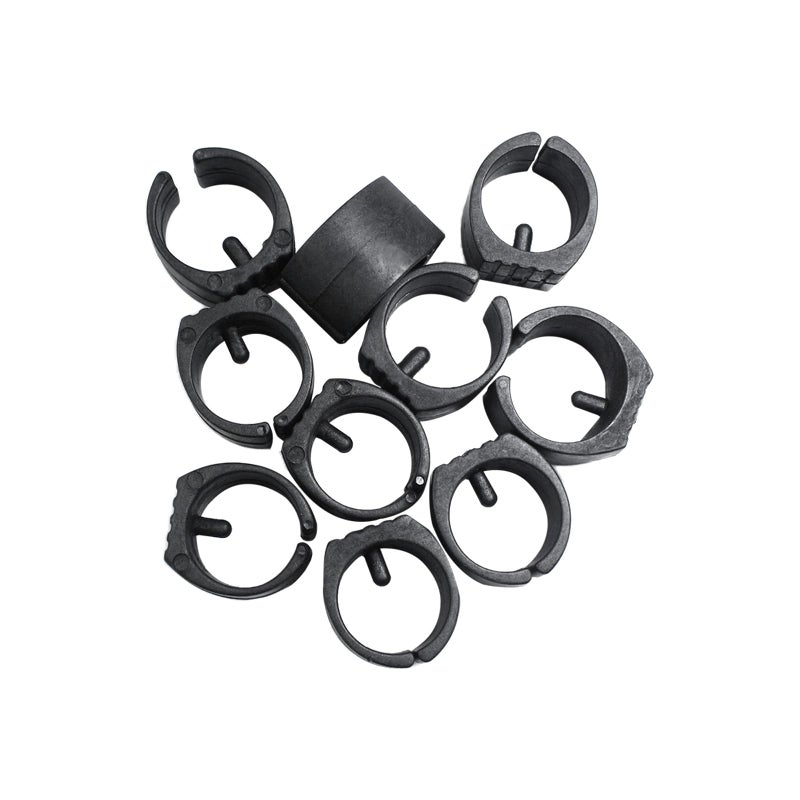 Eilumduo 10Pcs Black Plastic U-Shape Caps, 32Mm Dia. Chair Tubing Pipe Foot Cap Floor Glides Cover Tips For Furniture Leg - Image 5