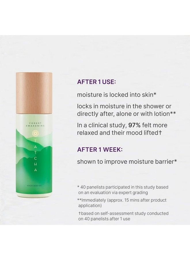 TATCHA - Forest Awakening Hinoki Body Oil: Fastabsorbing Silky Oil 100 Ml | 3.4 Fl Oz - Image 1