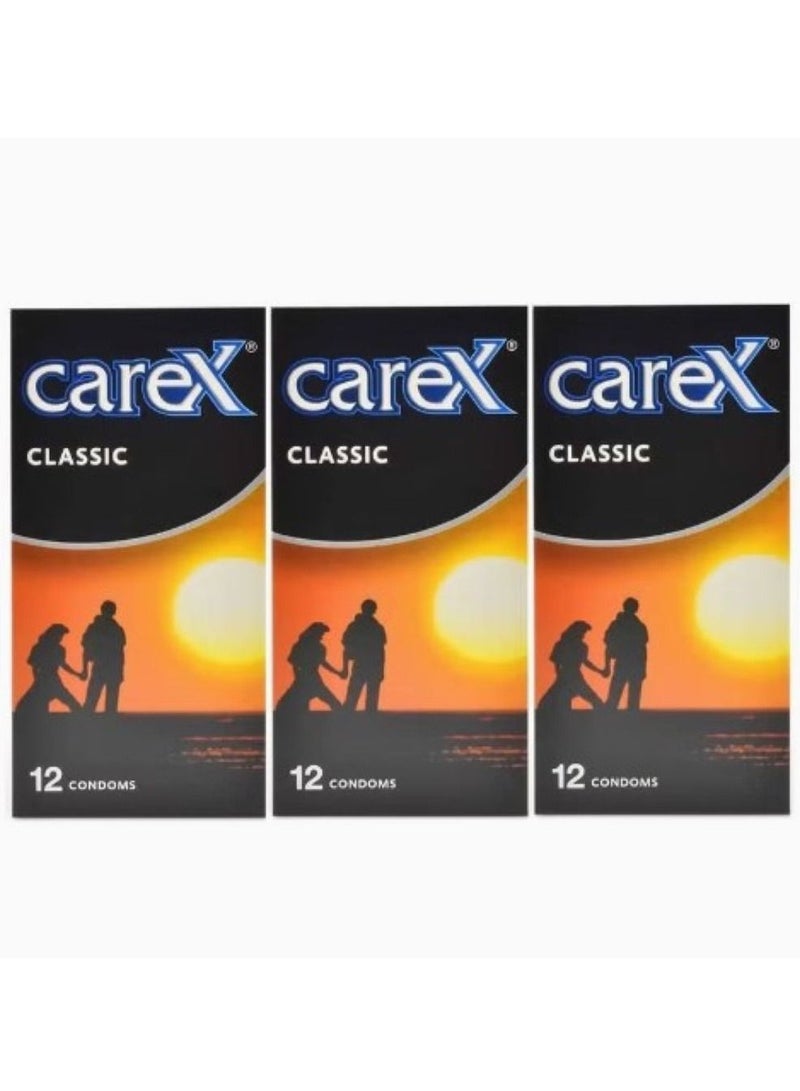 careX Pack Of 3 Boxes Classic Condoms - Image 1