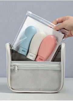 Generic 3-Pack Silicone Travel Bottles – Refillable and Leak-Proof, Portable Cosmetic and Shampoo Containers for Travel multicolour  - Image 2