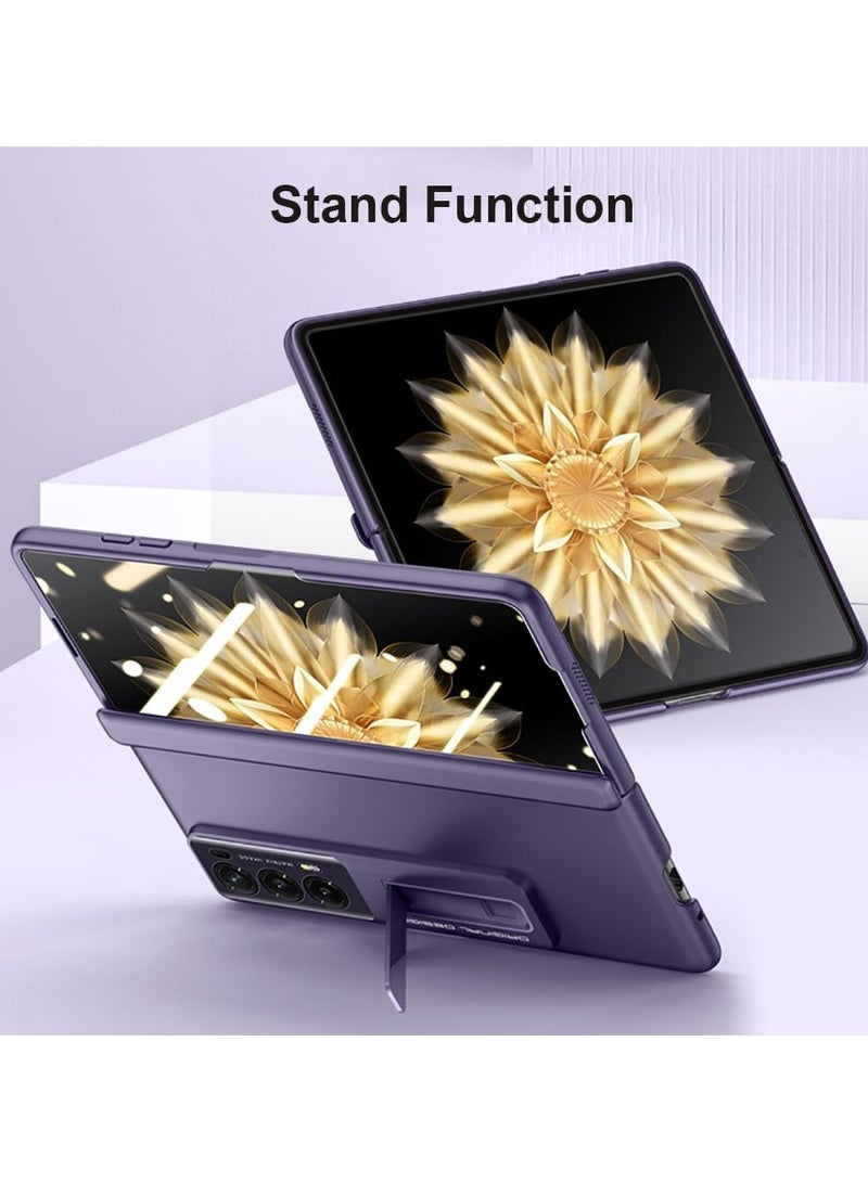 general Honor Magic V2 Cover: Lightweight Stylish Phone Kickstand Case with Screen Protector - Hinge Protection Slim Protective Phone Case for Honor Magic V2 2023 - Image 2