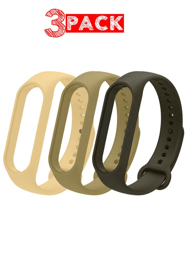 [لسوار Xiaomi Mi Band 7] سوار معصم ملون للنساء والرجال، أشرطة بديلة من السيليكون - Image 1