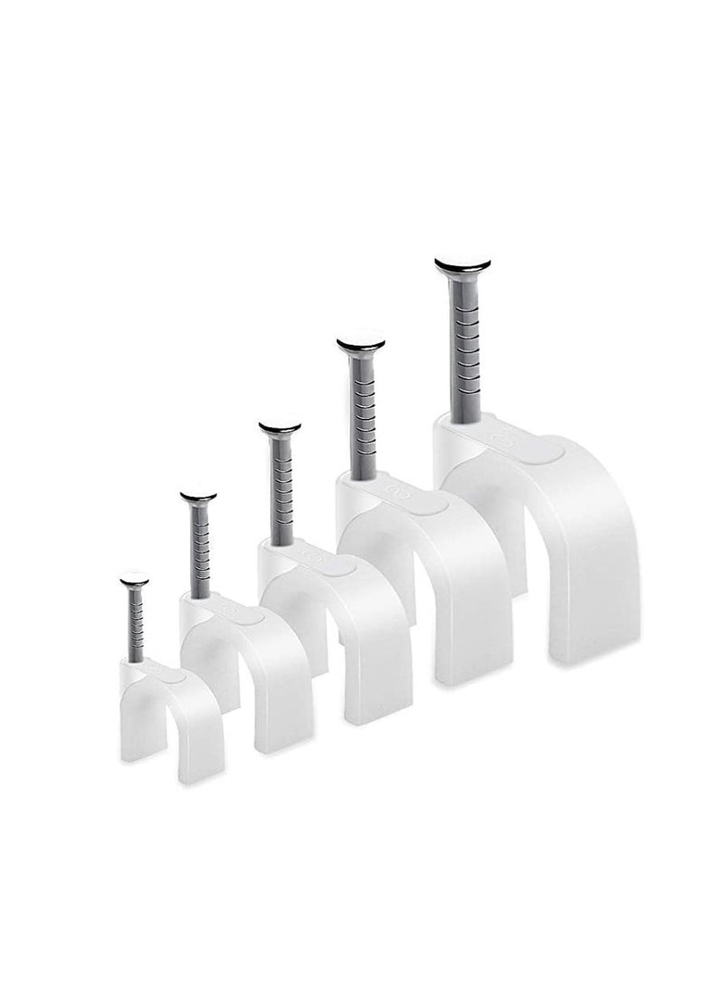 KNP 5mm Cable Clips are Essential for Managing and Securing Cables with a Diameter of 5mm This Pack Includes 100 Clips Making it an Ideal Solution for Both Small and Large Projects. - Image 4