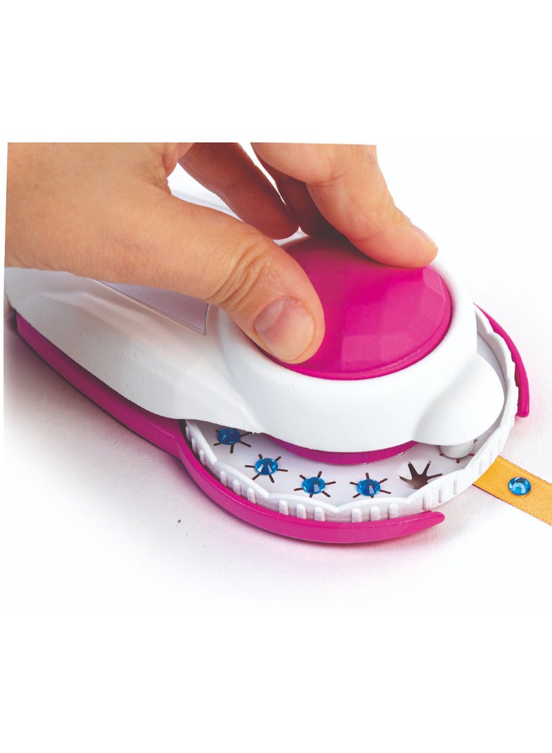 Clementoni Crazy Chic  Strass Machine | Rhinestone Machine | Do it Youself | Pretend Play | Arts & Crafts | Personalized | Easy to Use | Develops Fine Motor Skills & Creativity | Colorful and Customizable | Fashionable | Perfect Gift for Fashion Lovers! | Accessories Not Included - Image 4
