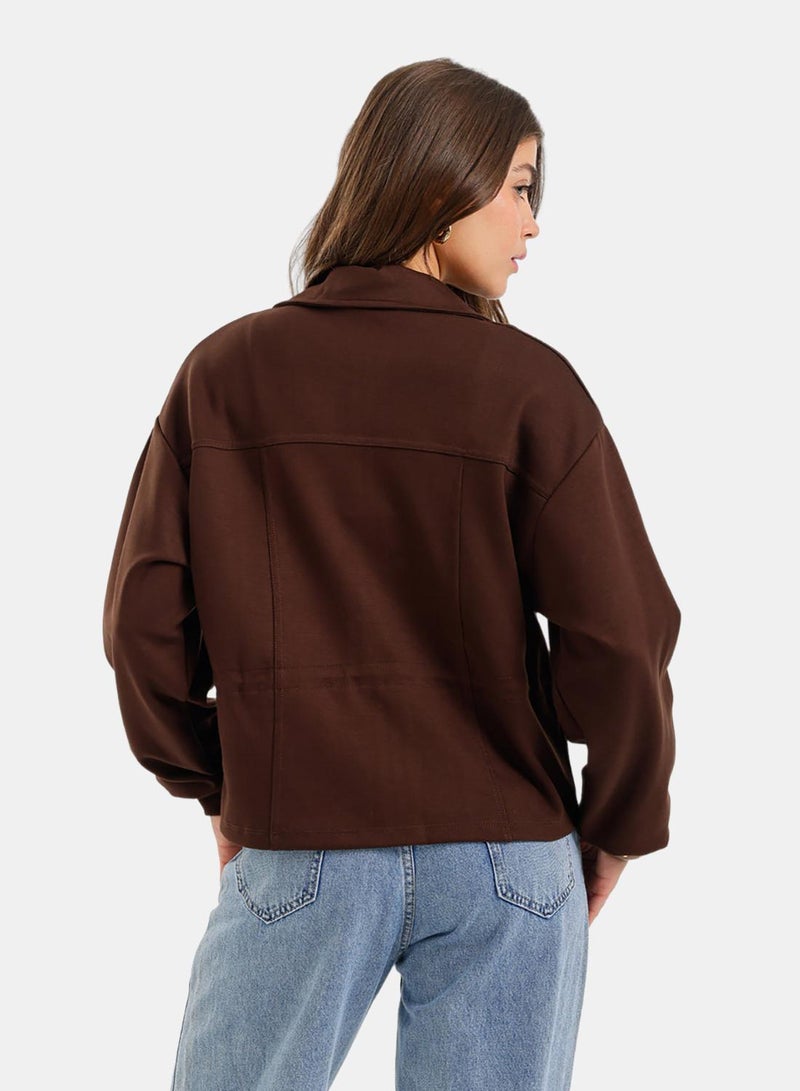 Carina Adjustable Drawstring Lounge Jacket - Image 4
