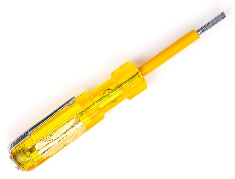 GLOBUS 666 LINEMAN TESTER SCREWDRIVER IN YELLOW COLOUR (SET/2 PCS) - Image 2