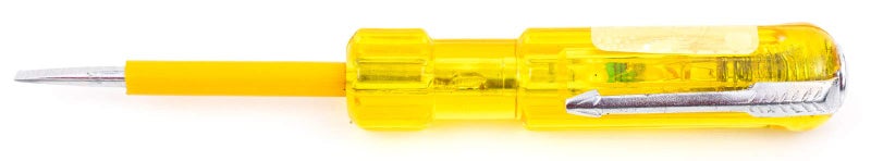 GLOBUS 666 LINEMAN TESTER SCREWDRIVER IN YELLOW COLOUR (SET/2 PCS) - Image 3