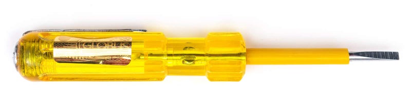 GLOBUS 666 LINEMAN TESTER SCREWDRIVER IN YELLOW COLOUR (SET/2 PCS) - Image 5