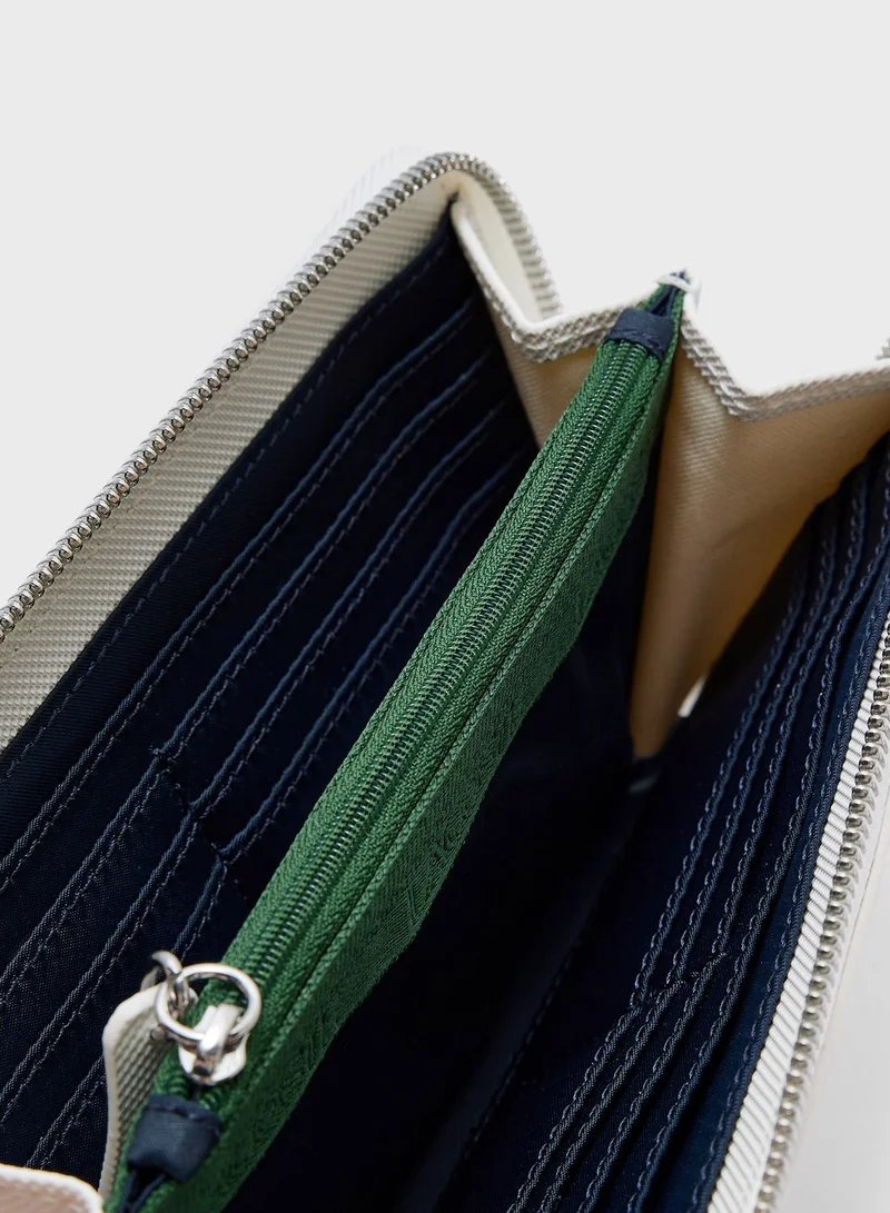 LACOSTE Zip Around Purse