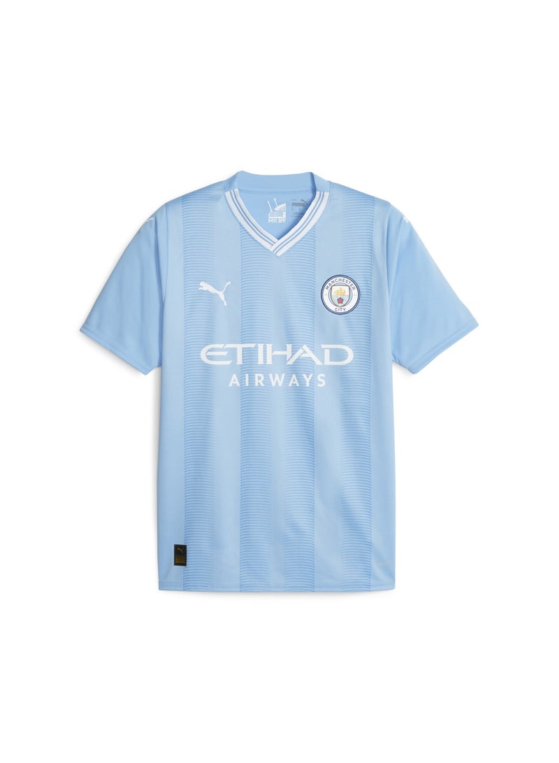 PUMA - Manchester City 23/24 Mens Blue Home Jersey - Image 1