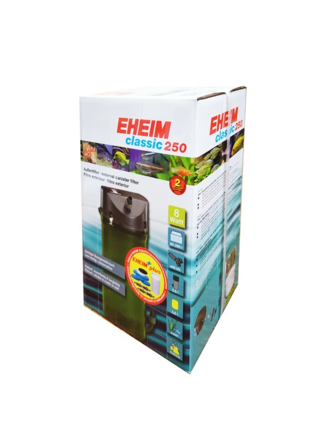 EHEIM Classic 250 Canister Filter for Aquarium (Includes Filter Pads) - Image 5