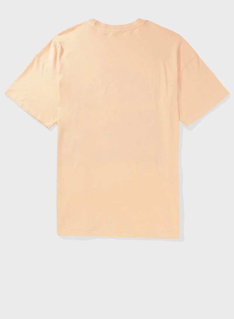 امريكان ايجل Graphic Crew Neck T-Shirt