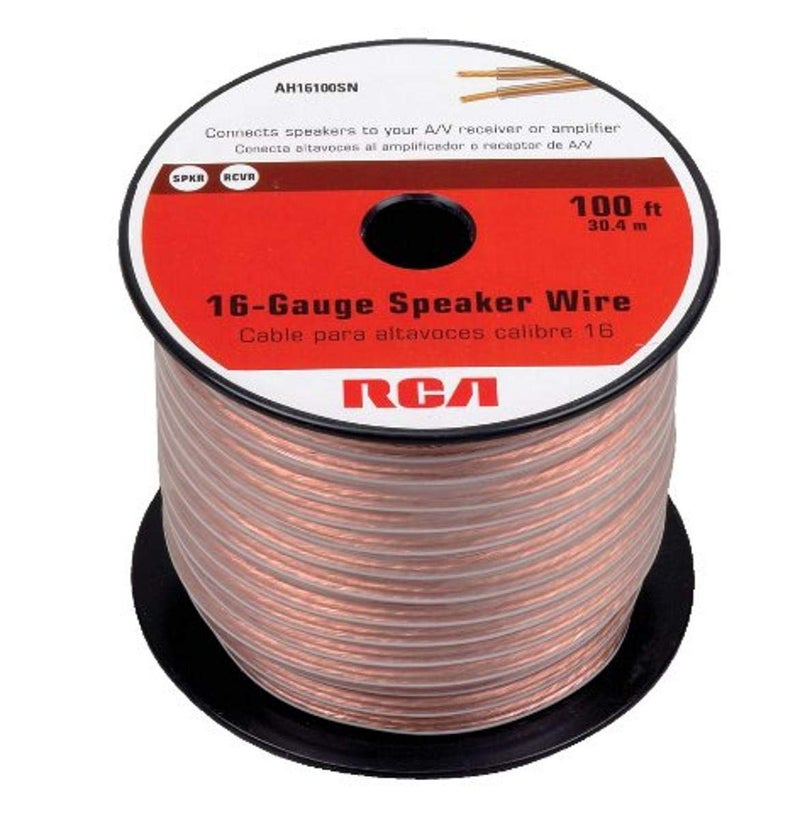 RCA AH16100SR 100 Ft 16Gauge Speaker Wire