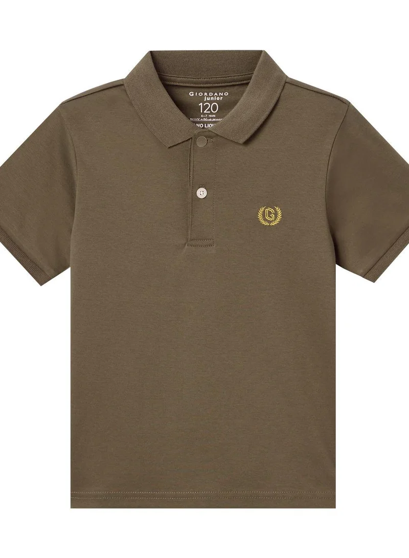 GIORDANO Junior Cotton Interlock Liquid Touch Polo