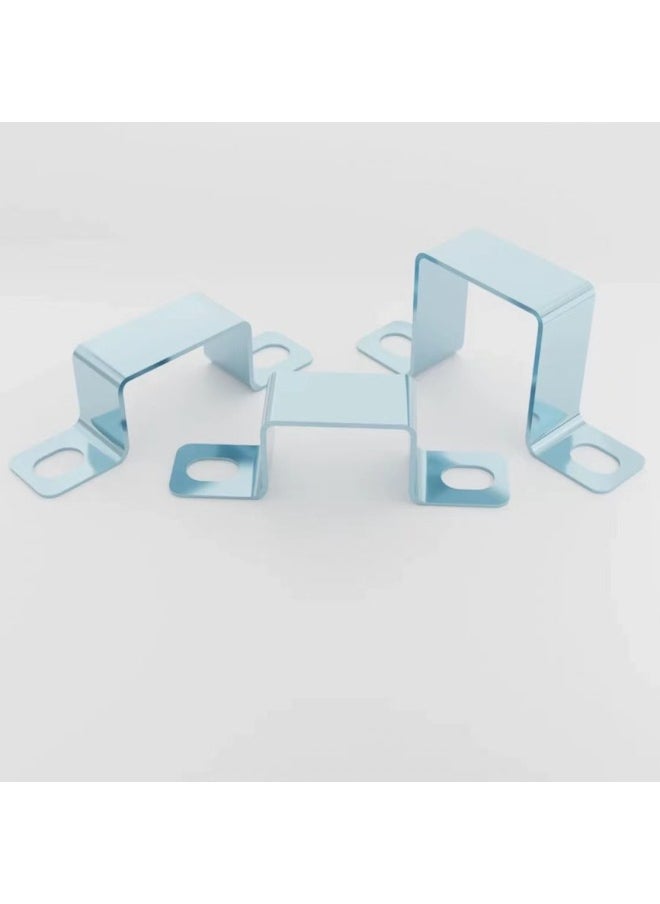 Direct Galvanized Material Thick Square Horse Card Pipe Clamp Pipe Bracket Pipe Buckle Pipe Clamp Pipe Clamp U-shaped Pipe-Specifications And Models:50*25