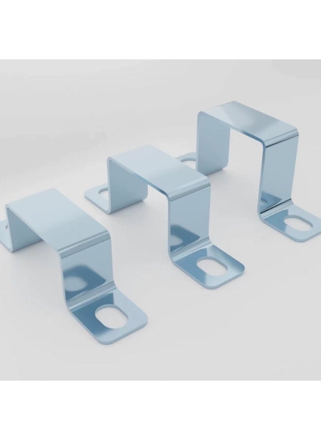Direct Galvanized Material Thick Square Horse Card Pipe Clamp Pipe Bracket Pipe Buckle Pipe Clamp Pipe Clamp U-shaped Pipe-Specifications And Models:50*25