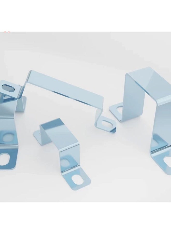 Direct Galvanized Material Thick Square Horse Card Pipe Clamp Pipe Bracket Pipe Buckle Pipe Clamp Pipe Clamp U-shaped Pipe-Specifications And Models:50*25