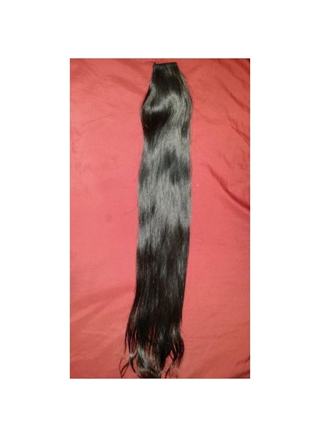 NIBEMINENT Human Hair Extension Black 22inch - Image 2