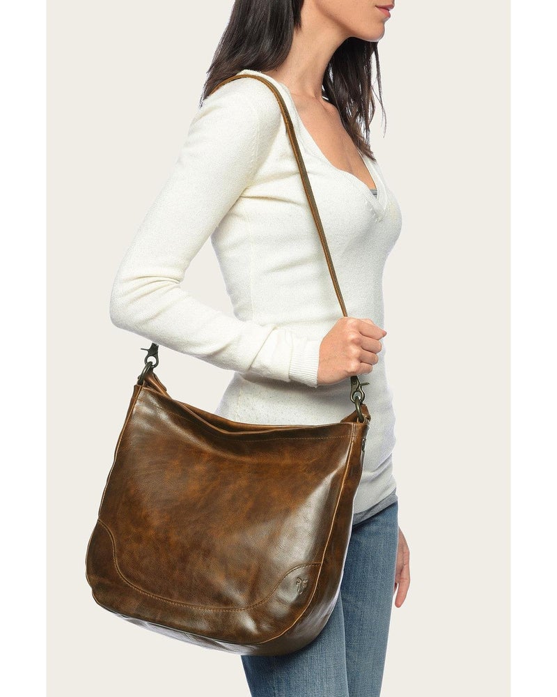Frye womens Frye hobo handbags, Cognac, One Size US - Image 4