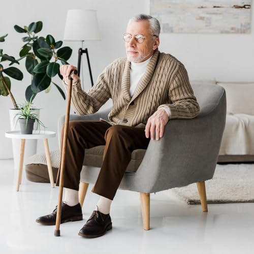 TANYOO Recliner Cushion Patent Dual Layer Fillings Chair Cushion for Elderly 20x20x5 Inches Extra Large Pad for Armchairs Booster Seat Cushions Pain Pressure Relief Brown - Image 5