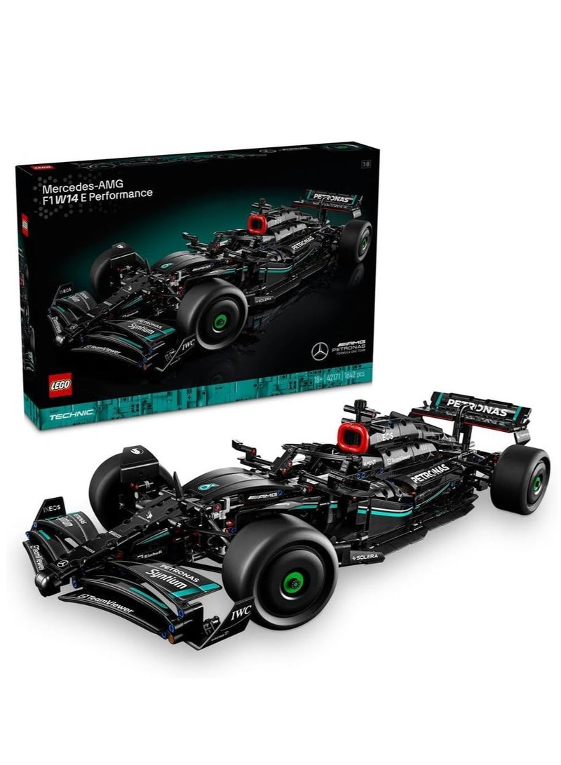 LEGO مجموعة مكعبات بناء سيارة سباق مرسيدس AMG F1 W14 E من ليجو تكنيك 42171 (1642 قطعة) - Image 1