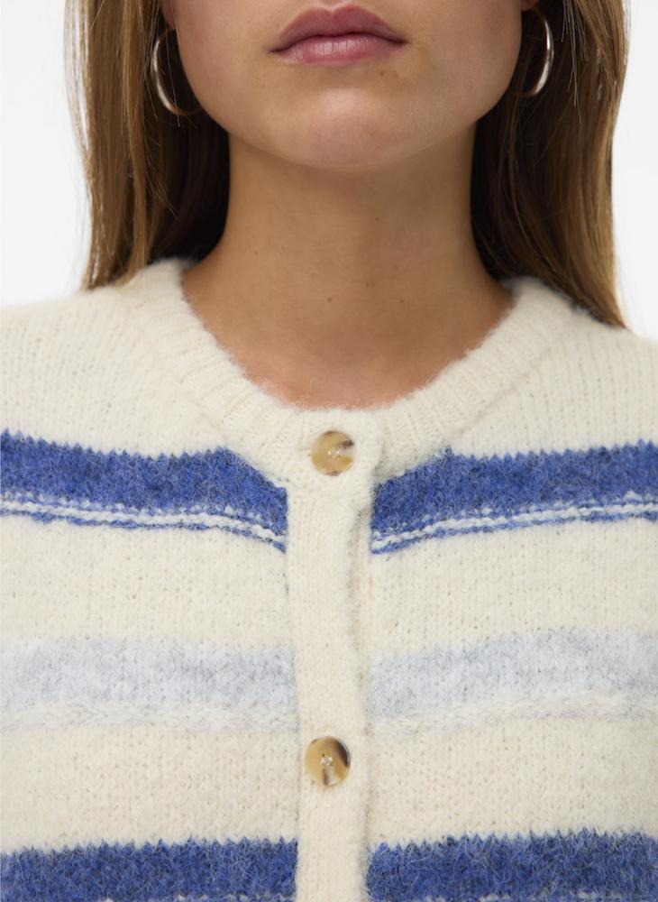 VERO MODA VMKIRA Sleeveless Striped O-Neck Knit Vest - Image 3