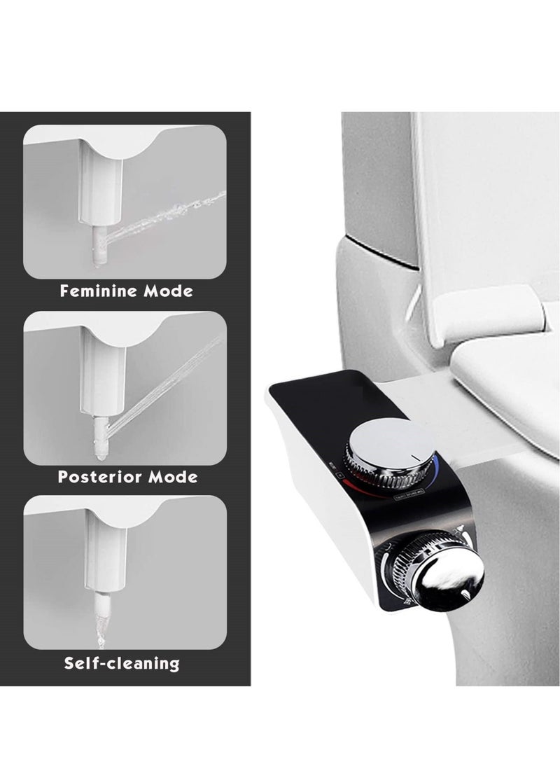 Y&D Toilet Seat Accessories Non-Electric Dual Nozzle Sanitary Bidet Adjustable Water Pressure Fresh Sprayer Easy To Install For Hygienic And Feminine Washing  - Image 2