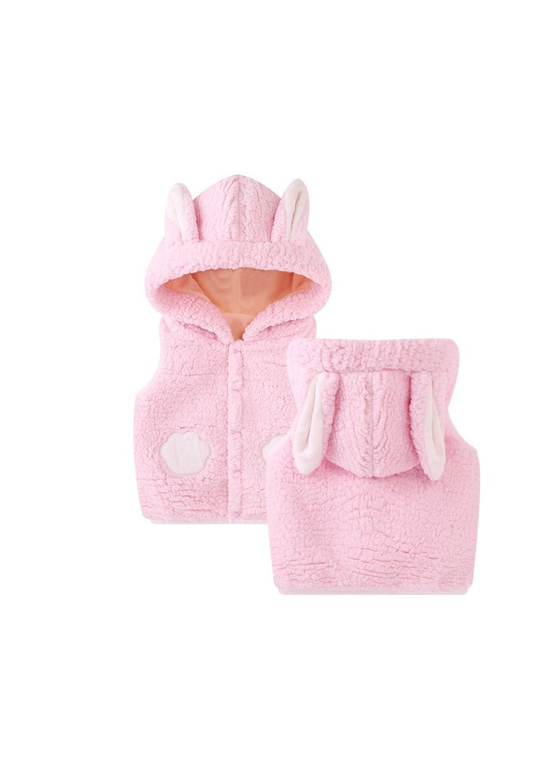 Loquat - Autumn And Winter Imitation Lamb Plush Vest For Children's Vest - Image 1
