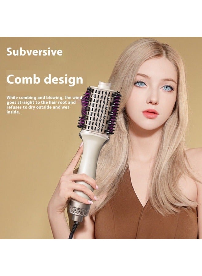 general Three-in-one multifunctional straight hair hot air comb, hair dryer, curling iron, straight hair comb, fluffy hair dryer - Image 3