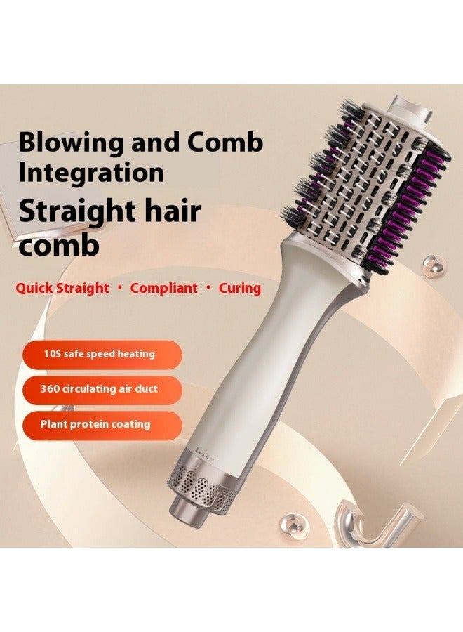 general Three-in-one multifunctional straight hair hot air comb, hair dryer, curling iron, straight hair comb, fluffy hair dryer - Image 2