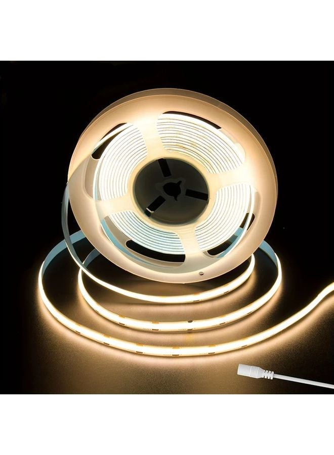 24V 2700K Warm Yellow LED Strip Lights 19685 Inch COB Tape For Indoor Outdoor - Image 3