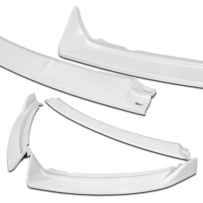 DriftX Performance 3PCS Front Bumper Lip Kit fit for Compatible with 2012-2014 Ford Focus ST MK3, GT-Style Splitter Trim Protection Spoiler, Air-Dam-Chin-Diffuser (Painted White) - Image 2
