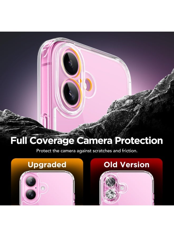 جولبينبوكس جراب مغناطيسي لهاتف iPhone 16 Plus مع زر التقاط للتحكم في الكاميرا، متوافق مع MagSafe، [حماية كاملة للكاميرا] [واقي شاشة] غطاء هاتف مقاوم للصدمات لهاتف iPhone 16 Plus مقاس 6.7 بوصة (شفاف) - Image 5