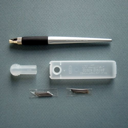 NT Cutter Aluminum Die-Cast Holder Cushioned Grip Art Knife, 1 Knife (D-500GP) - Image 2