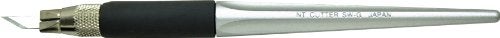 NT Cutter Aluminum Die-Cast Holder Cushioned Grip Art Knife, 1 Knife (D-500GP) - Image 1