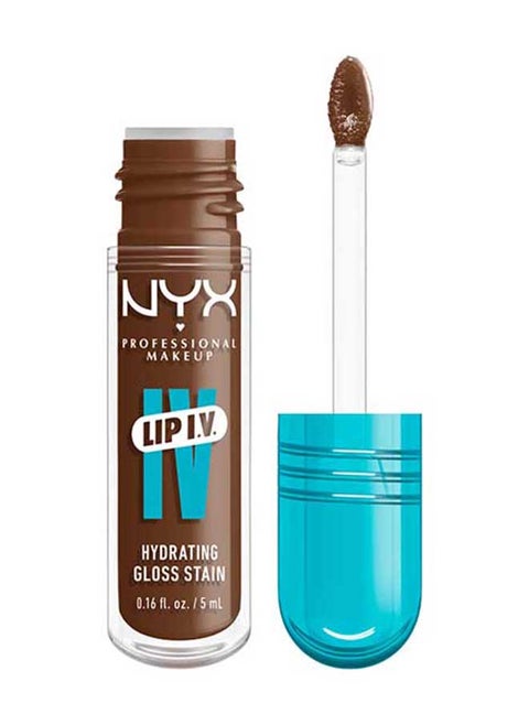 Lip Iv Hydrating Gloss Stain Lip Gloss + Serum Up To 12Hr Hydration High Pigment Wet Shine Finish Splash N Spice