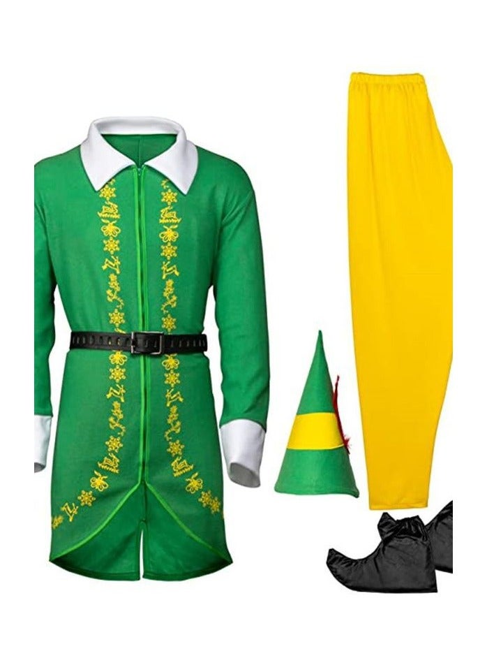 KUYING Adult Tree Green Elf Cosplay Costume - Image 1